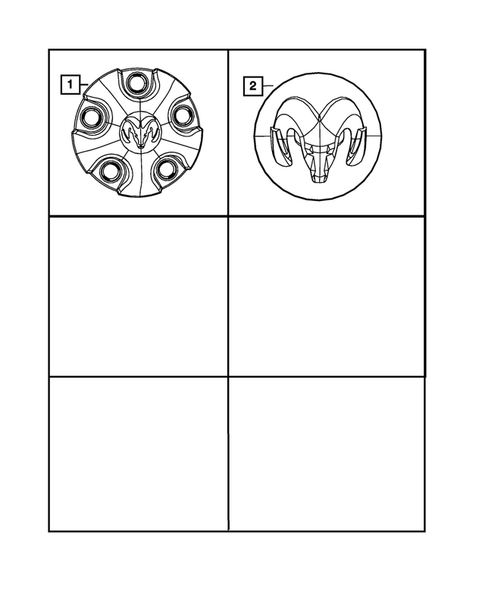 Wheel Covers and Center Caps for 2008 Dodge Ram 1500 #0