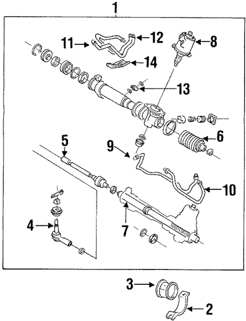 Steering Gear & Linkage for 1993 Dodge Stealth #2