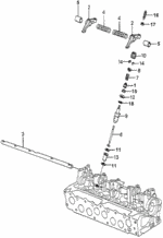 14623PB2010 - : Arm C, Valve Rocker for Honda Image