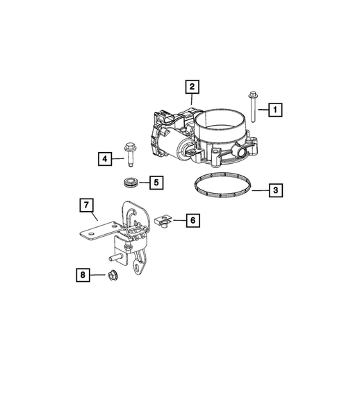 Throttle Body for 2022 Jeep Wagoneer #0