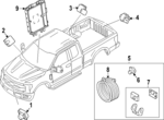 PC3Z14B242AB - : Wiring Assembly for Ford: F-450 Super Duty Image