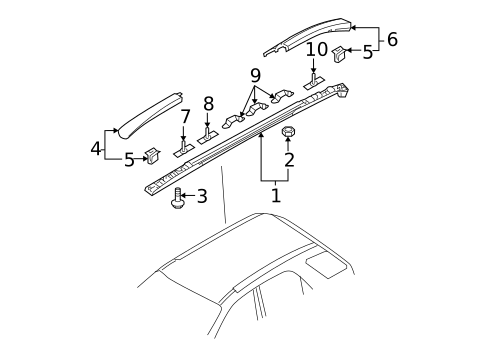 Luggage Carrier for 2009 Kia Sportage #0