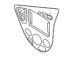 1S4Z5404644CAA - Body: Center Bezel for Ford: Focus Image