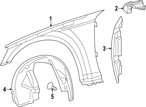 Fender & Components for 2014 Dodge Charger #0