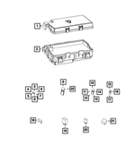 68188679AA - Electrical: Power Distribution Center Cover for Mopar Image