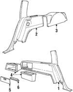 E3AZ7431012B2B - Body: Trim Panel for FORD Image