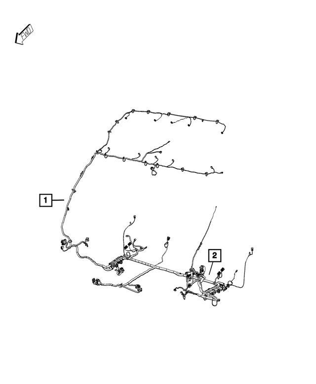 68589562AA - Electrical: Body Wiring for Mopar Image image