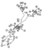 68072208AB - Exhaust: Exhaust Extension Pipe for Dodge: Durango | Jeep: Grand Cherokee Image