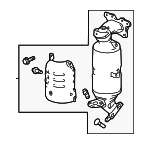 181505K1A10 - : Catalytic Converter for Honda: Accord Image