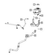 68283565AB - Cooling: Coolant Recovery Bottle for Mopar Image