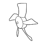 1636122050 - Cooling System: Fan Blade for Toyota: Celica, MR2 Spyder Image