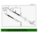 2017-2024 Nissan TITAN Inner Tie Rod 48521-EZ40B | Parts for