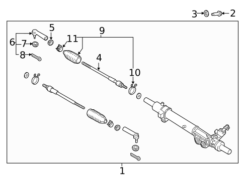 Steering Gear & Linkage for 2023 Nissan TITAN #0