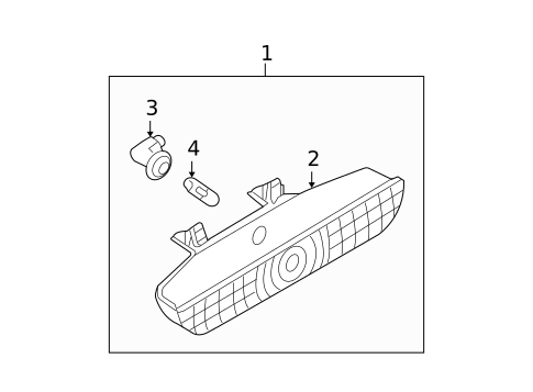 High Mount Lamps for 2012 Mazda 3 #1
