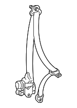 7321002142B1 - : Lap &amp; Shoulder Belt for Toyota Image