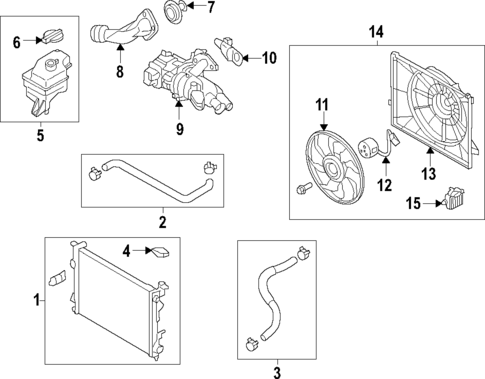 Water Pump for 2018 Kia Optima #1