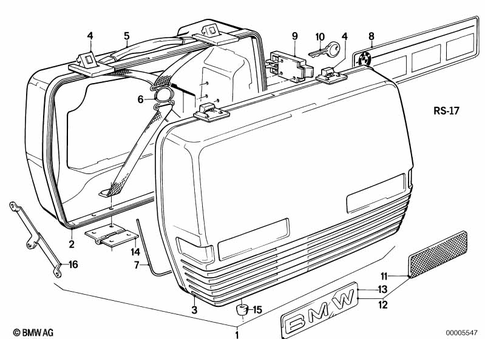 Luggage System for 1984 BMW-Motorrad R 80 ST #0