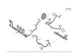172460400064 - : High-Pressure Line for Mercedes-Benz: SLC300, SLC43 AMG, SLK300 Image