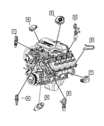 5149077AA - Electrical: Coolant Temperature Sensor for Mopar Image