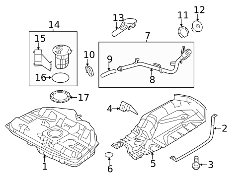 Hardware, Fasteners & Fittings for 2012 Lincoln MKZ #0