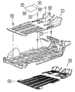 1AS27ZJ8AD - : Floor Carpet for Chrysler: Town &amp; Country | Dodge: Caravan Image