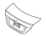 692001R120 - : Trunk Lid for Hyundai Image