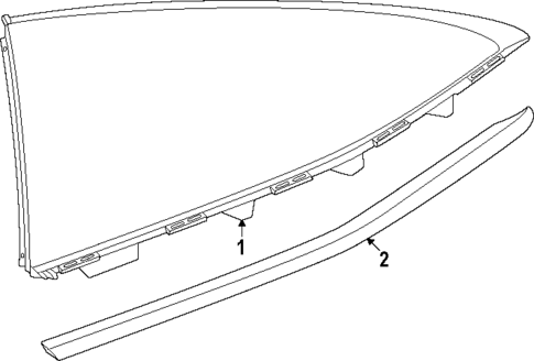 Glass & Hardware for 2025 Mercedes-Benz CLE300 #1