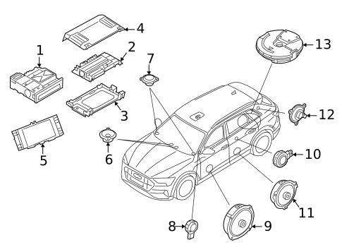 Sound System for 2025 Audi Q3 #0