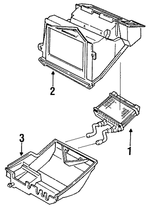 Heater Components for 1995 Chevrolet Beretta #0