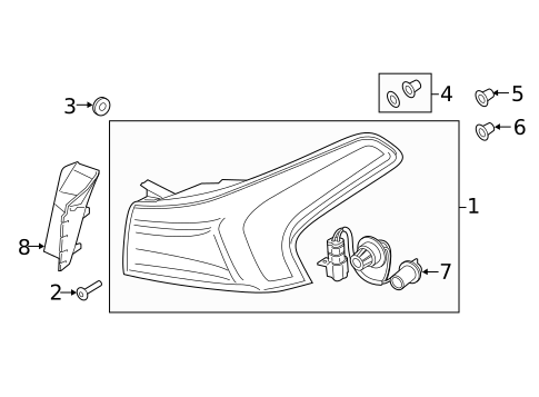 Tail Lamps for 2020 Hyundai Santa Fe #1