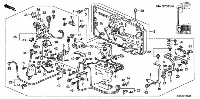 IMA Main Switch - Junction Board for 2000 Honda Insight #0