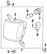 8971834620 - Electrical: Signal Lamp Bulb for Isuzu Image