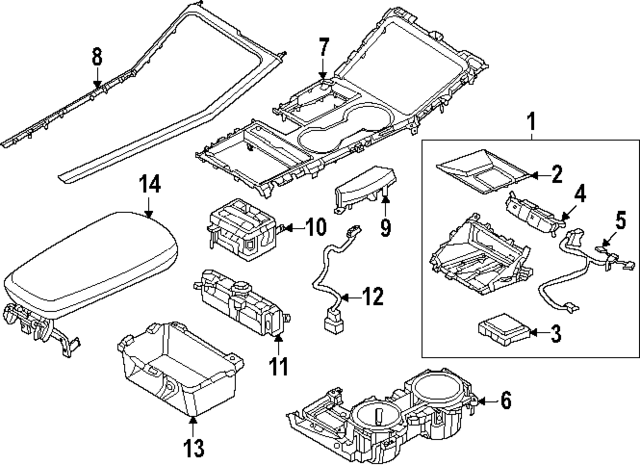 84650L2DA0 - : Upper Cover for Kia Image