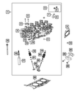 6511814AA - Cooling: Hex Flange Head Bolt for Mopar Image