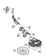 6508772AA - Exhaust: Hex Flange Nut for Mopar Image image