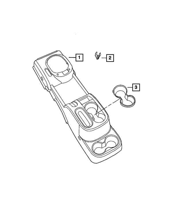 1MV281J3AA - : Floor Console for Mopar Image