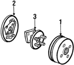 18019791 - Brakes: Backing Plate for Chevrolet: Cavalier | Pontiac: Sunbird Image