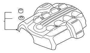 11612380943 - : Upper Cover for BMW: X5 Image