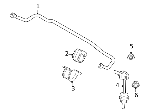 Stabilizer Bar & Components for 2014 BMW X6 #3
