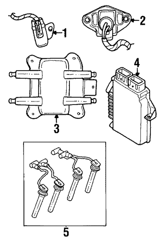 5033266AC - : Spark Plug Wire for Mopar Image
