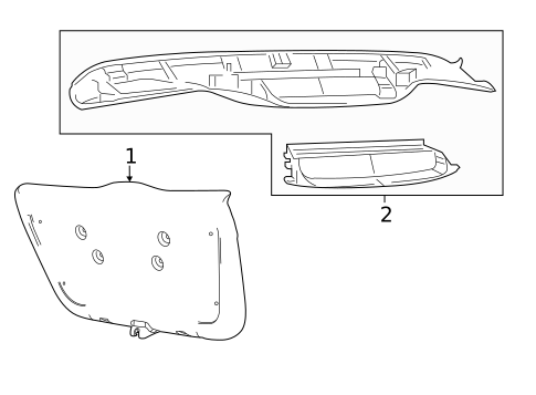 Interior Trim for 2019 Fiat 500 #0