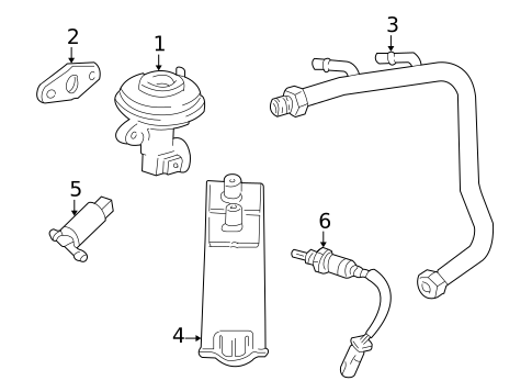 EGR System for 2006 Mercury Monterey #0