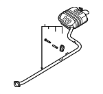 28710A8010 - : Rear Muffler for Kia Image