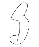 B59313Z27 - Engine: Air Cleaner Assembly Clip for Mazda: Miata, MPV, Protege, Protege5 Image