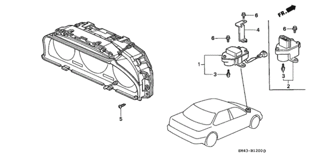Speed Sensor for 1993 Honda Accord #0