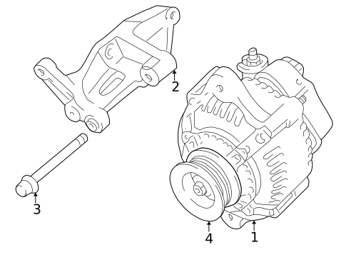 Alternator for 1997 Toyota 4Runner #1