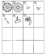 5JX82CDMAA - Wheels, Covers and Jacks: Aluminum Wheel for Mopar Image