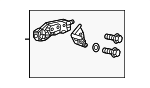 PE0940070C - Exhaust: Lower Bracket for Mazda Image