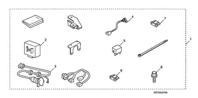 Trailer Hitch Harness (2) for 2012 Acura MDX #0