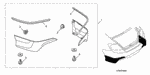 8F01SEP2M0BX - Accessory Components: CLIP, FEMALE for Honda Image